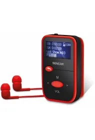 Sencor Odtwarzacz MP3 SFP 4408RD 8GB, Radio FM Wywietlacz LCD 1,1 call