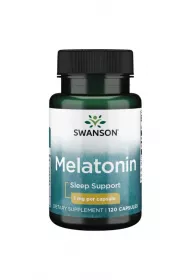 Swanson Melatonina 1 mg - suplement diety 120 kaps.