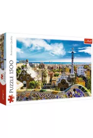 Puzzle 1500 el. Park Gell, Barcelona Trefl