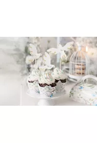 PartyDeco Dekoracje do muffinek Go��bie 14.5 cm