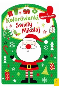 Kolorowanka z wykrojnikiem �wi�ty Miko�aj