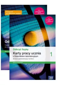 Pakiet Odkry� fizyk� 1. Podr�cznik i Karty pracy ucznia z dziennikiem laboratoryjnym dla liceum og�lnokszta�c�cego i technikum. Zakres podstawowy. Szko�a ponadpodstawowa
