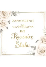 Armin Style ZAPROSZENIE ROCZ SLUB 130X130 Z KOP AS ZP113 10S