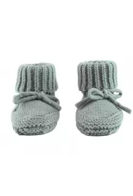 Lodger Buciki niechodki z weny merino 100% mitowe Silk 6-12 mies.