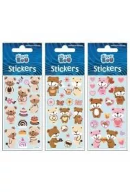 Sticker Boo Naklejki silver Misie 3