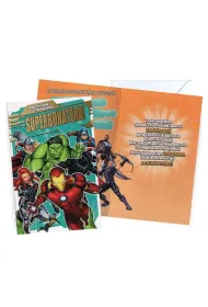 Kukartka Karnet Disney Urodziny, Avengers (11,5x18cm) DHS-002