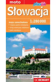 S�owacja. Mapa samochodowa 1:280 000. Plastik
