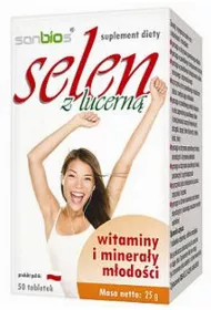 Sanbios Selen z lucern Suplement diety 50 tab.