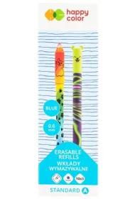 Happy Color Wk�ady wymazywalne niebieskie 0.6mm 3 szt.