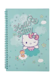 Patio Ko�obrulion A4 100k.w kratk� metalowa spirala Hello Kitty pink wz�r 1