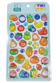 Kiddisvit Naklejki 3D Crystal Owoce