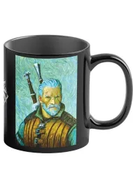 Wied�min Kubek 450ml Game Art Chronicles The Witcher Geralt Van Gogh Mug