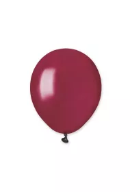 Gemar Balony pastelowe ciemnoczerwone 12,5cm