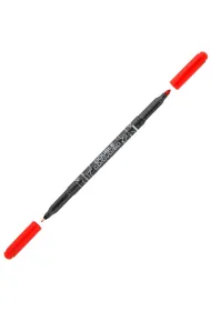 Centropen Marker dwustronny Double CD/DVD/BD czerwony