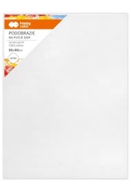 Happy Color Podobrazie bawe�niane impregnowane bia�e 30x40cm, 4mm