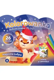 Malowanka 200X190 Kolorowanka z tatua�ami FLUO Magiczne �wi�ta SKRZAT 078862