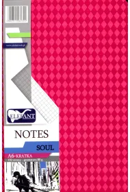 Elefant Notes A6 Soul kratka 96 kartek