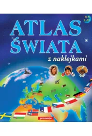 Naklejanki - Atlas �wiata Z Naklejkami