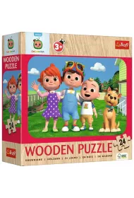 Puzzle drewniane 24 Wesoy Cocomelon TREFL