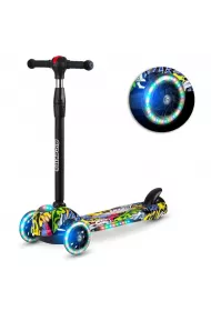 Hulajnoga Trjkoowa Balansowa Dla Dzieci Ricokids Piko – Led, Regulowana Kierownica, wiecce Koa 3+