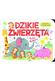 Ksi��ka edukacyjna z puzzlami. Dzikie zwierz�ta
