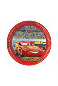 Talerzyki papierowe Cars 3 Disney 23cm 8szt