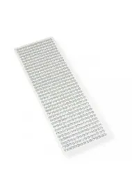 Polsirhurt Kryszta�ki samoprzylepne srebrne 6mm