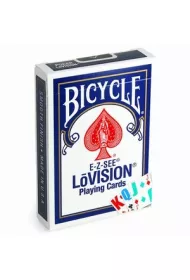 Bicycle E-Z-SEE LoVision, karty, czerwone