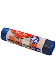 Pbs Worki Office Products na �mieci z ta�m� premium 60l/10 niebieskie