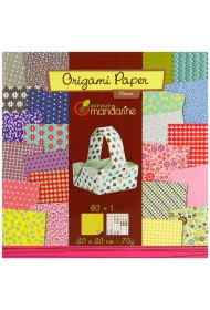 Avenue Mandarine Papier origami Flowers 20 x 20 cm 60 kartek