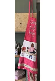 Fartuch kuchenny AP30 Crazy Cat Lady Kociara