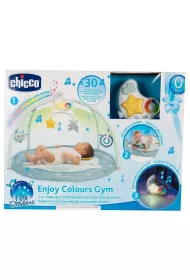 Mata dla niemowlaka 3w1 Enjoy Colors Gym niebieska Chicco