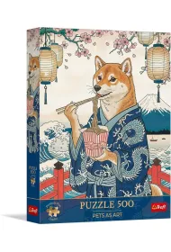Puzzle 500 Makaronowa medytacja Shiby TREFL