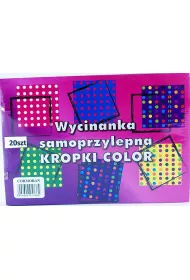 Cormoran Wycinanka samoprzylepna A4 Kropki Color