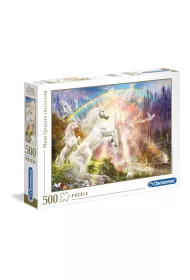 Puzzle 500 el. High Quality Collection. Sunset Unicorns Clementoni