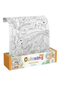 Kolorowanie po numerach Dinosaurs