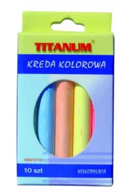Titanum Kreda szkolna 5801C10 10 szt.