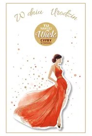 AbCard Kartka okoliczno�ciowa Urodziny (wymienne cyfry)