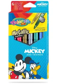 Patio Flamastry metaliczne Colorino Kids Mickey 6 szt.