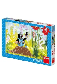 Puzzle 24 el. Krecik na kopcu Dino Toys