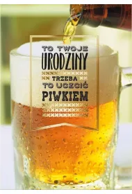 Kukartka Karnet PR-363 Urodziny Piwo