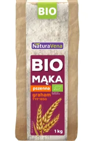 NaturaVena M�ka pszenna graham typ 1850 1 kg Bio