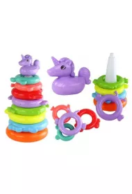 Piramidka jednoro�ec 8 k�ek LeanToys