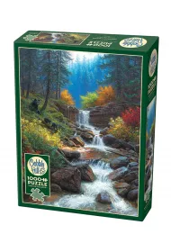 Puzzle 1000 el. G�rski wodospad Cobble Hill