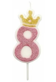 �wieczka 8 r�owa 6,8cm PARTY GO