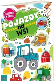 Kolorowanka a4 ruszamy w drog� - pojazdy na wsi