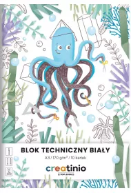 Top-2000 Blok techniczny Creatinio A3 bia�y 10 kartek