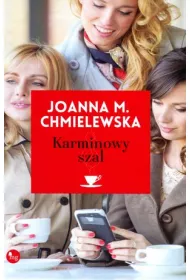 Karminowy szal