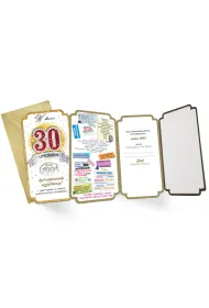 Kukartka Karnet PM-170 Urodziny 30 2021