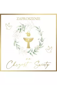 Armin Style Zaproszenie Chrzest 10 szt.